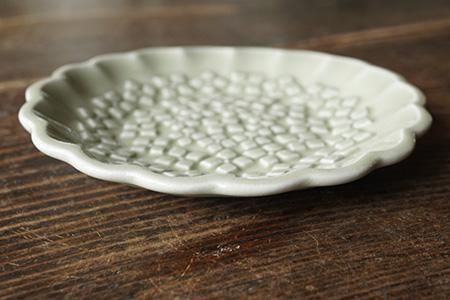 緑彩平皿 (未使用 新品同様) 緑彩宝華 メタ皿 | 中華街 照宝