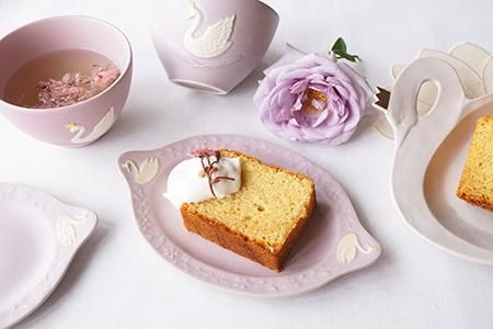 【未使用品】陶芸作家さんの花と小鳥のオーバル小皿  2枚セット 作家さんの器と暮らしにまつわる道具のお店｜イロドリ