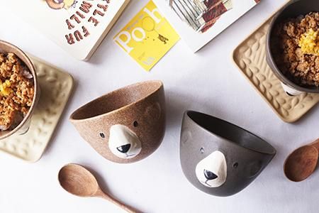 よしざわ窯★まとめ売り5点*いちご,こぐま,トイプードル,ドレープボウル,プラム よしざわ窯セット 5点 いちご こぐま トイプードル ドレープボウル