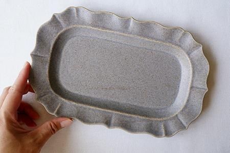 未使用　よしざわ窯　花豆鉢　小鉢　グレー　4客 セット t3127up86.jpg