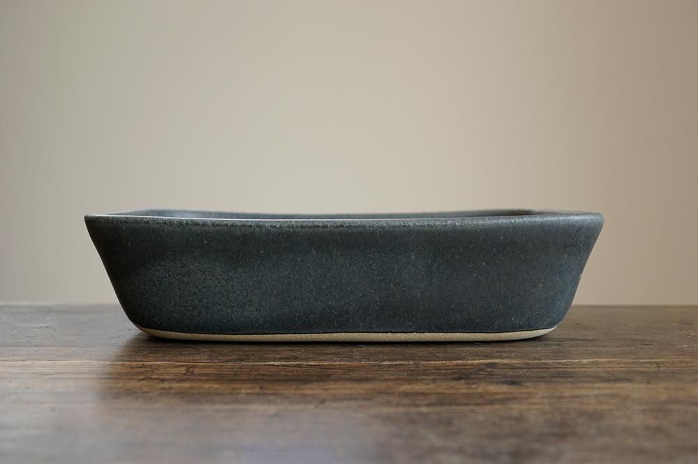 ア28 チャコール お弁当鉢 大 - 益子焼の小さな窯元「よしざわ