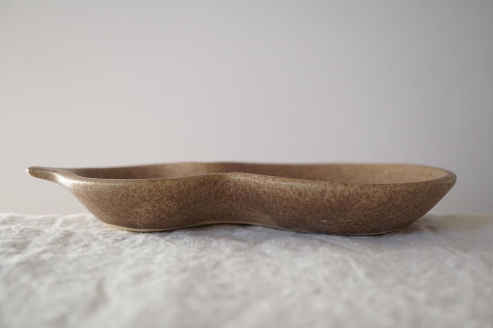 ひょうたん皿 - 益子焼の小さな窯元「よしざわ窯」- 生活陶器