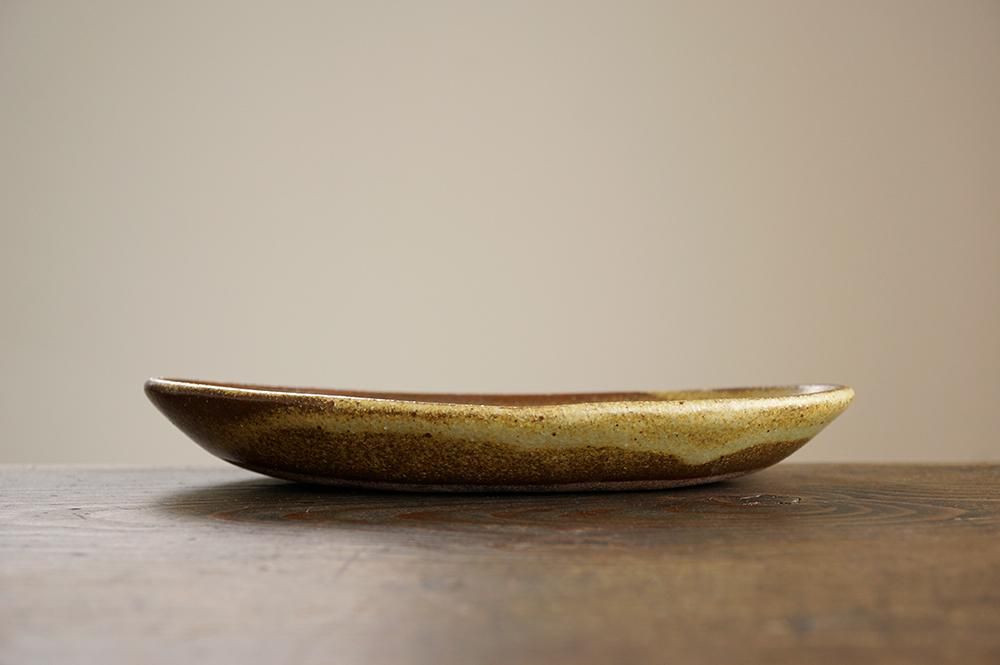 フランスパン皿 短 益子焼の小さな窯元 よしざわ窯 生活陶器 Onthetable