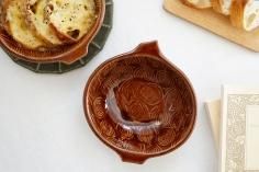 ア１０　　あめ色 たまねぎ鉢 小＜オーブン使用可＞