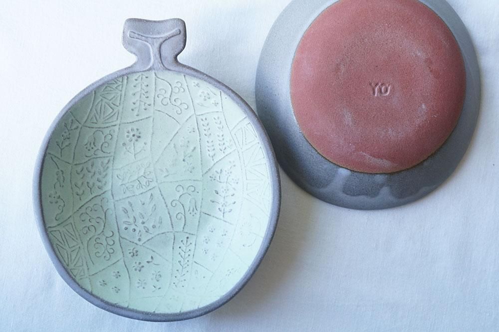 【新品】  Charlene Mullen 皿 ドイツ壁掛け絵皿(魚） – Rowan.inc