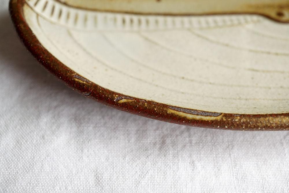 鳥の図皿　作者不明　MA705 yoshihito matsuoka | 【Bird series 】plate (直径約21㎝) ※器