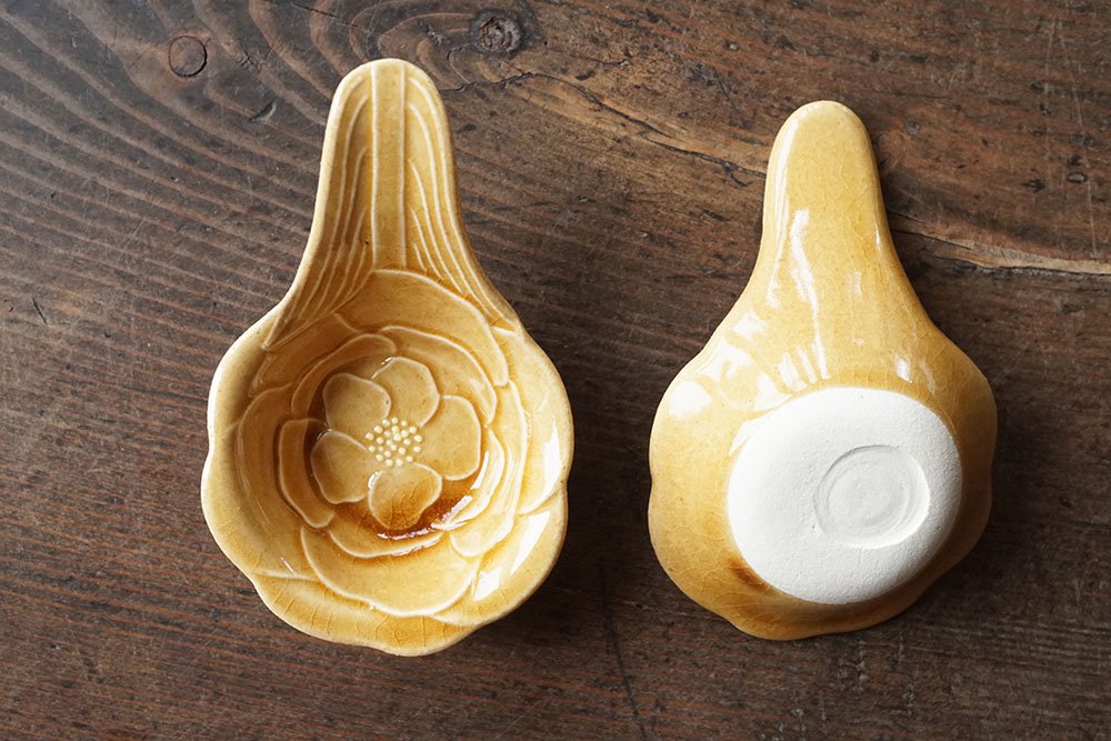 花のれんげ豆鉢 - 益子焼の小さな窯元「よしざわ窯」- 生活陶器 
