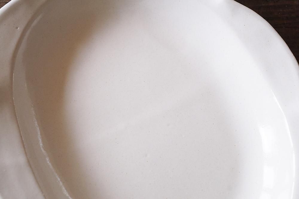 ヤ11 雲のリム皿 - 益子焼の小さな窯元「よしざわ窯」- 生活