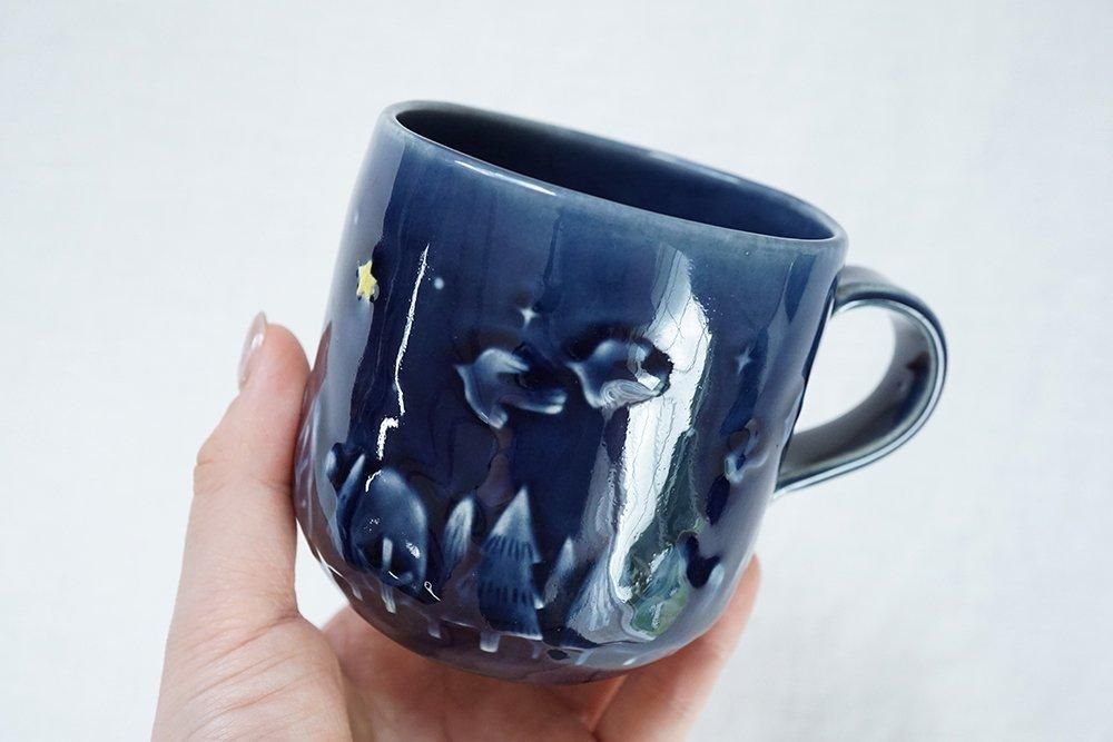 青い花と鳥の模様 陶器皿 5個セット - メルカリ