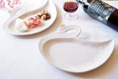 <img class='new_mark_img1' src='https://img.shop-pro.jp/img/new/icons13.gif' style='border:none;display:inline;margin:0px;padding:0px;width:auto;' />エ７　　冠をかぶった大きな白鳥皿＜黄色の冠＞