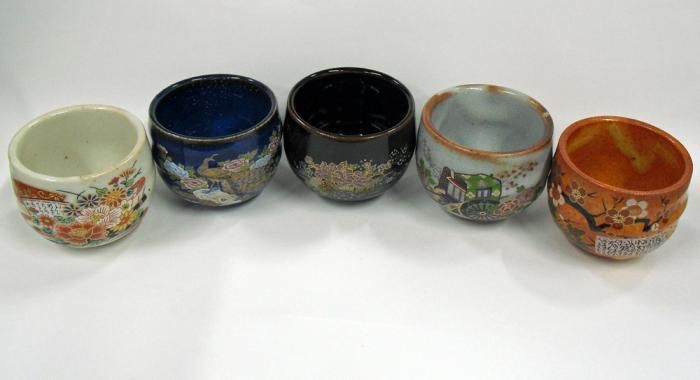 お値下げしました、九谷焼　おかめ・鬼盃 お値下げしました、九谷焼 おかめ・鬼盃 お値下げしました