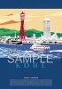 【メール便対象商品】 「神戸の風景」シリーズ A4クリアファイル 白い航跡/春節祭