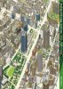 【メール便対象商品】【お土産品】【文房具】 港町神戸鳥瞰図2017 B5ノート(緑)