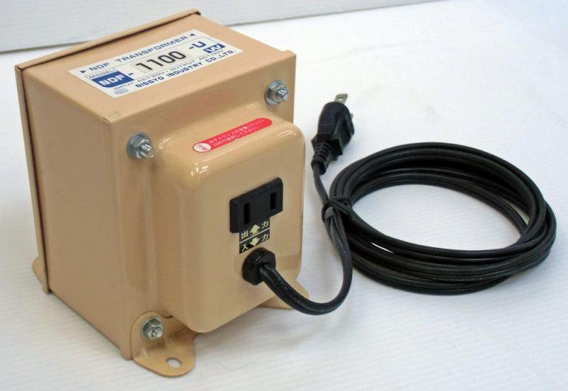 NISSYO NDF-1100E Voltage Converter 220V to 100V 1100W transformer JAPAN 