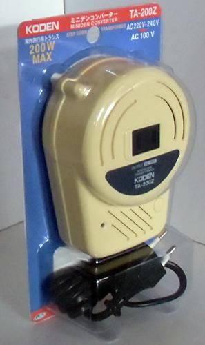 KODEN 変圧器 海外対応 1000W TA1000 TA-1000 | 海外旅行用変圧器 | トロイダルトランスのKODEN
