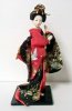 【日本人形】 12インチ日本人形 『鶴刺繍』 (品番RC1013/12-1)