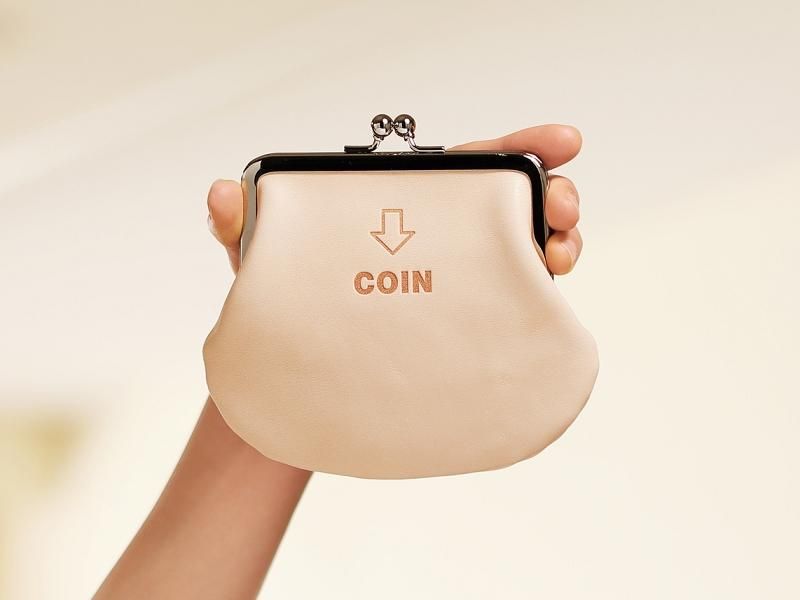 大きながま口 イエロー - JOLI ALL LEATHER ITEMS オンライン