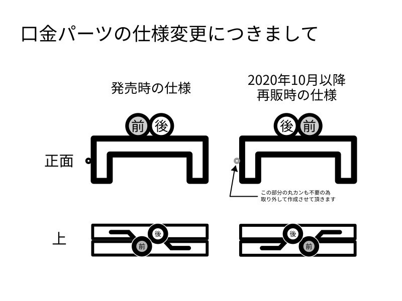 外がま口の二つ折財布2 ナチュラル - JOLI ALL LEATHER ITEMS オンラインショップ