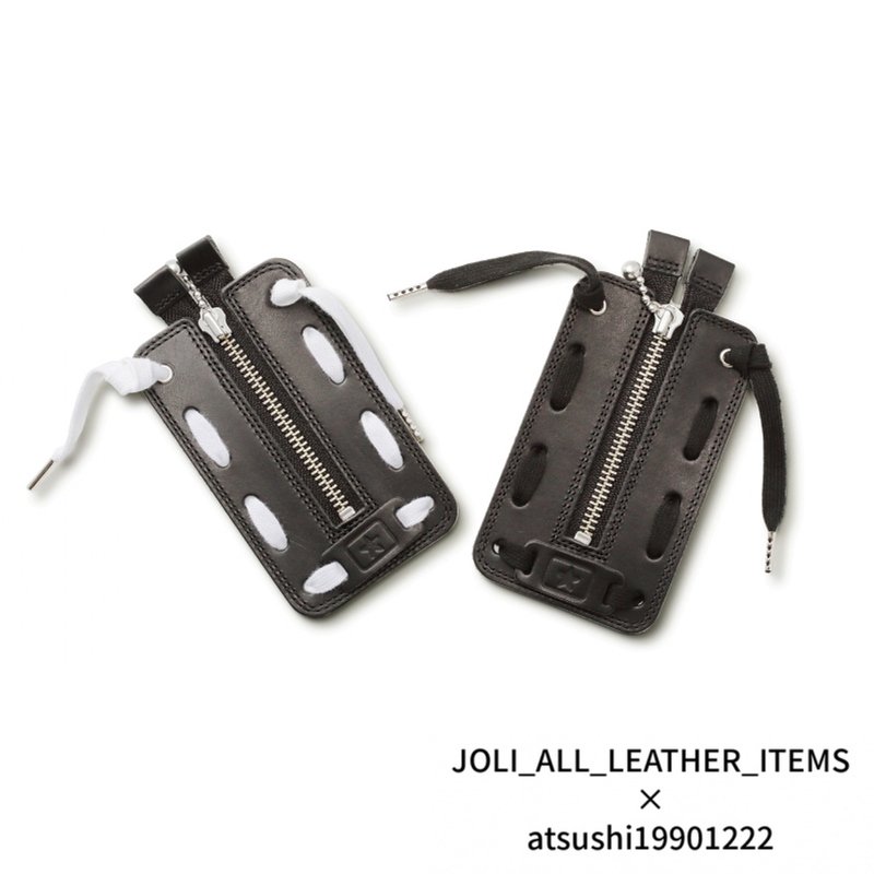 ×atsushi19901222 スターパラシュート ブラック - JOLI ALL LEATHER ITEMS オンラインショップ