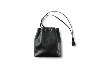 2WAY巾着バッグ ブラック - JOLI ALL LEATHER ITEMS オンライン 2WAY巾着バッグ ブラック - JOLI ALL LEATHER ITEMS オンライン