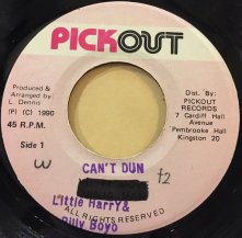 Little Harry & Billy Boyo / CAN'T DUN (USED)