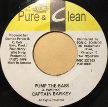 <img class='new_mark_img1' src='https://img.shop-pro.jp/img/new/icons41.gif' style='border:none;display:inline;margin:0px;padding:0px;width:auto;' />CAPTAIN BARKEY / PUMP THE BASS (USED)