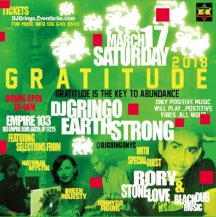 RORY from STONE LOVE / GRATITUDE 2018 DJ GRINGO BIRTHDAY BASH