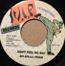 BOY-KEN feat. PUSHIM / DON'T FEEL NO WAY (USED)