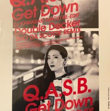 Q.A.S.B. / GET DOWN (DJ KAWASAKI DISCO RE-EDIT) (USED)
