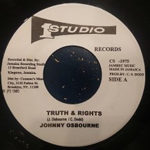 Johnny Osbourne Truth & Rights / Let Me In (USED)