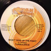 Turbulence . Conrad Crystal & Sugar Roy  / Won't give up the fight . peace a the action (USED)