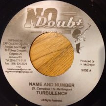 TURBULENCE  / NAME AND NUMBER (USED)