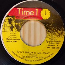 BARRINGTON LEVY / DON'T THROW IT ALL AWAY (USED)
