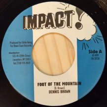 DENNIS BROWN / FOOT OF THE MOUNTAIN (USED)
