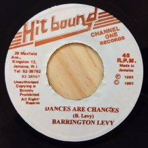 BARRINGTON LEVY- JAH THOMAS / DANCES ARE CHANGING - GHETTO DANCE (USED)