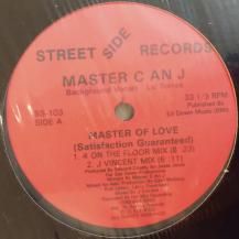 MASTER C AND J / MASTER OF LOVE (SATISFACTION GUARANTEED) (USED)