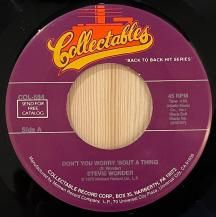 STEVIE WONDER / DON'T YOU WORRY BOUT A THING / LIVING FOR THE CITY (USED)