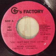 Richie Stevens - Chevelle Franklyn / You Don't Have To Be A Star (USED)
