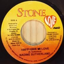 Nadine Sutherland - Ghandi / Haffi Give Mi Love - Modeling Time (USED)