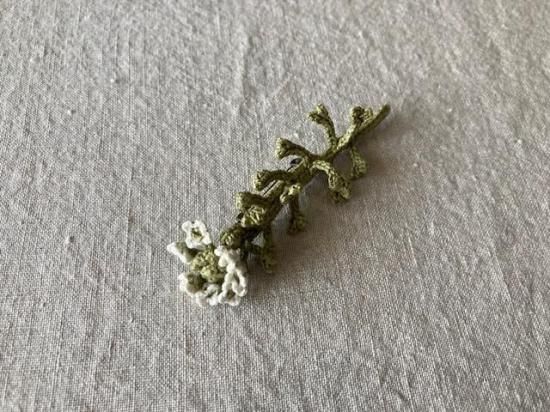 きたのまりこ　「スズナズナ」シルバーブローチ きたのまりこ「スズナズナ」シルバーブローチ