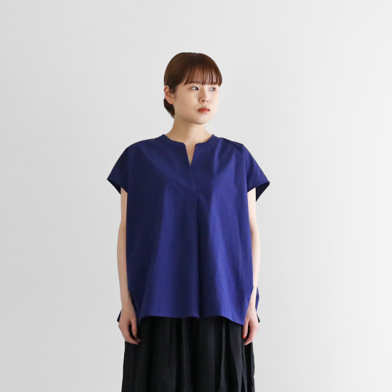 HUIS./遠州織物オーガニックコットンロングスカート(ミスト HUIS./遠州織物オーガニックコットンロングスカート(ミスト
