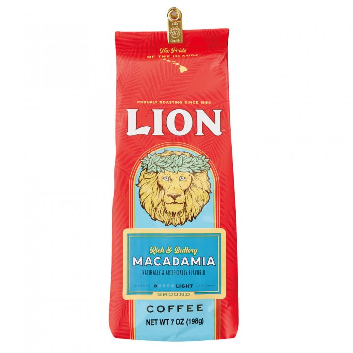 ライオンコーヒー ライオンマカダミア 198g×15個（粉）【6月中旬入荷予定】