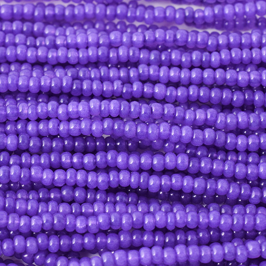 【糸通しビーズ チェコ製】11/0 ぶどうシロップ【約2m入り】