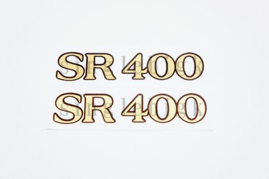 SRカスタム パーツ【 SR400 サイドカバーステッカー 】ステッカー／フィルム: SRオリジナル