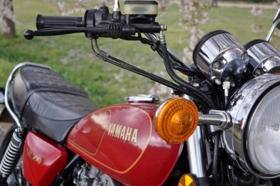 ヤマハ発動機 SR400 純正 ウインカー 初期型 おっぱいウインカー