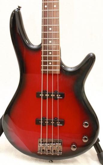 13A080☆限定１本☆送料無料☆Ibanez Gio☆GSR370☆黒赤☆-