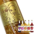 【名入れ彫刻ボトル】☆似顔絵入り 彫刻ボトル☆ 【リキュール】選べる 5種 果実のお酒　720mlの商品画像