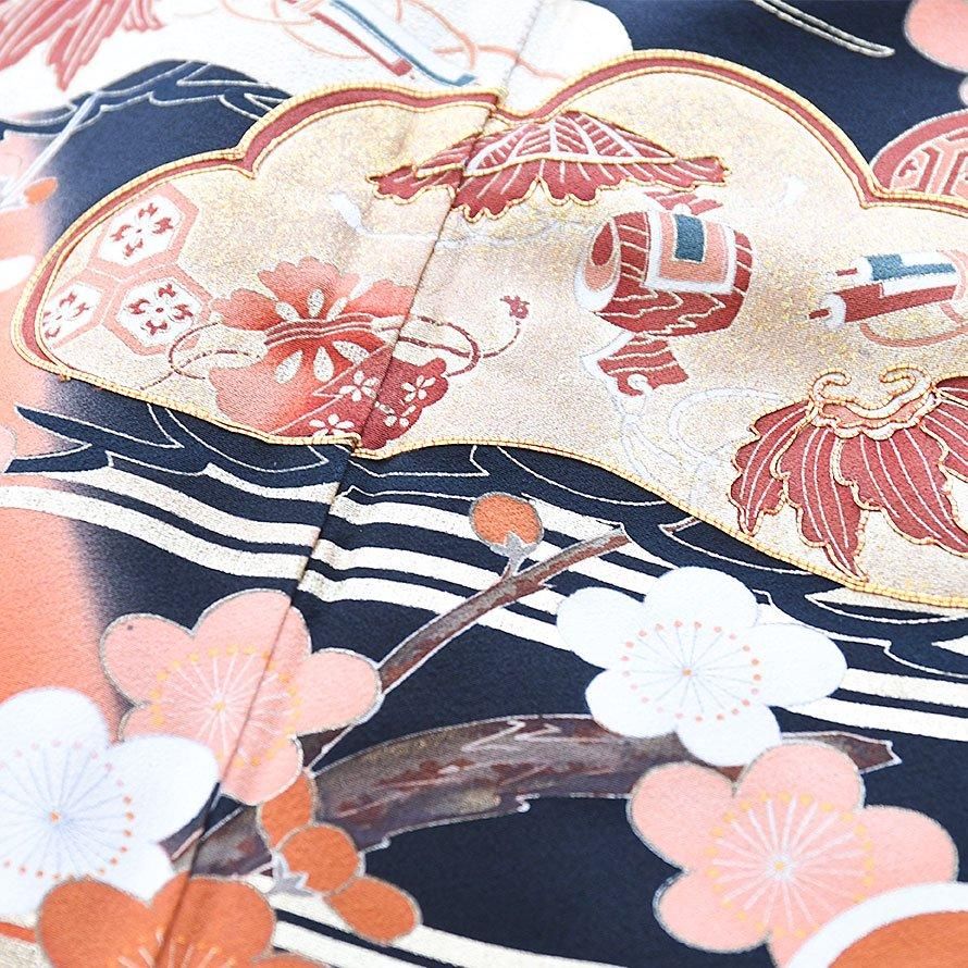 黒留袖 宝づくし模様 ボレロ付きロングドレス 黒留袖 宝づくし模様 ボレロ付きロングドレス 黒留袖 花柄ボレロ付きロング