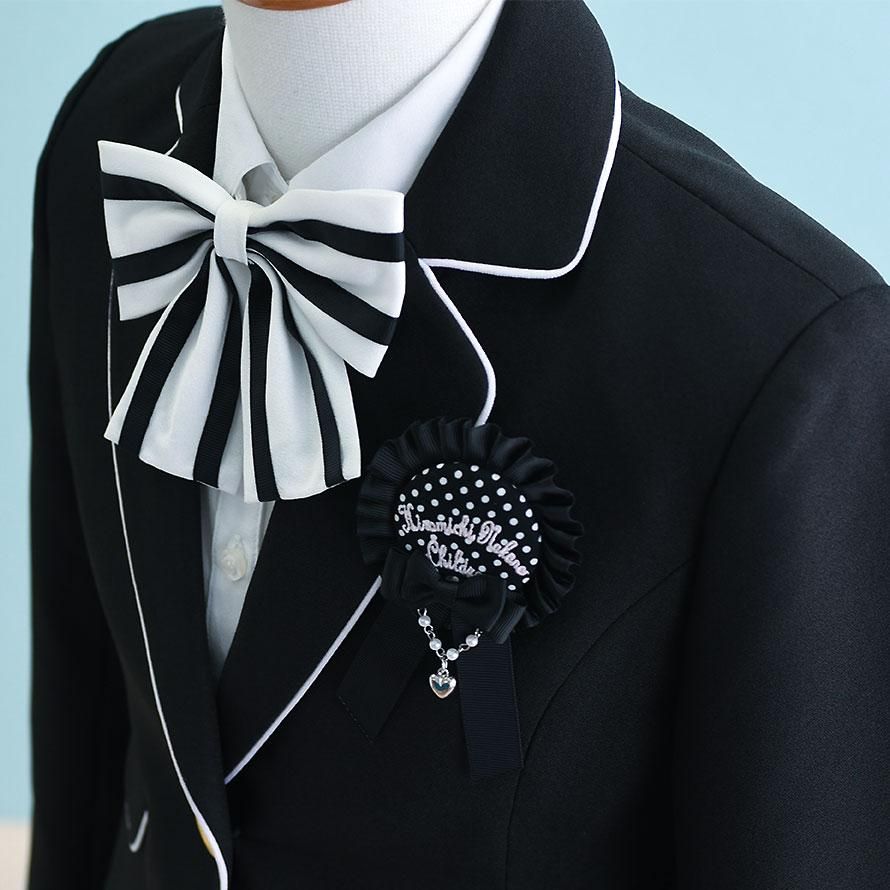 女の子スーツレンタル（FG0058）140 黒 hiromichi nakano