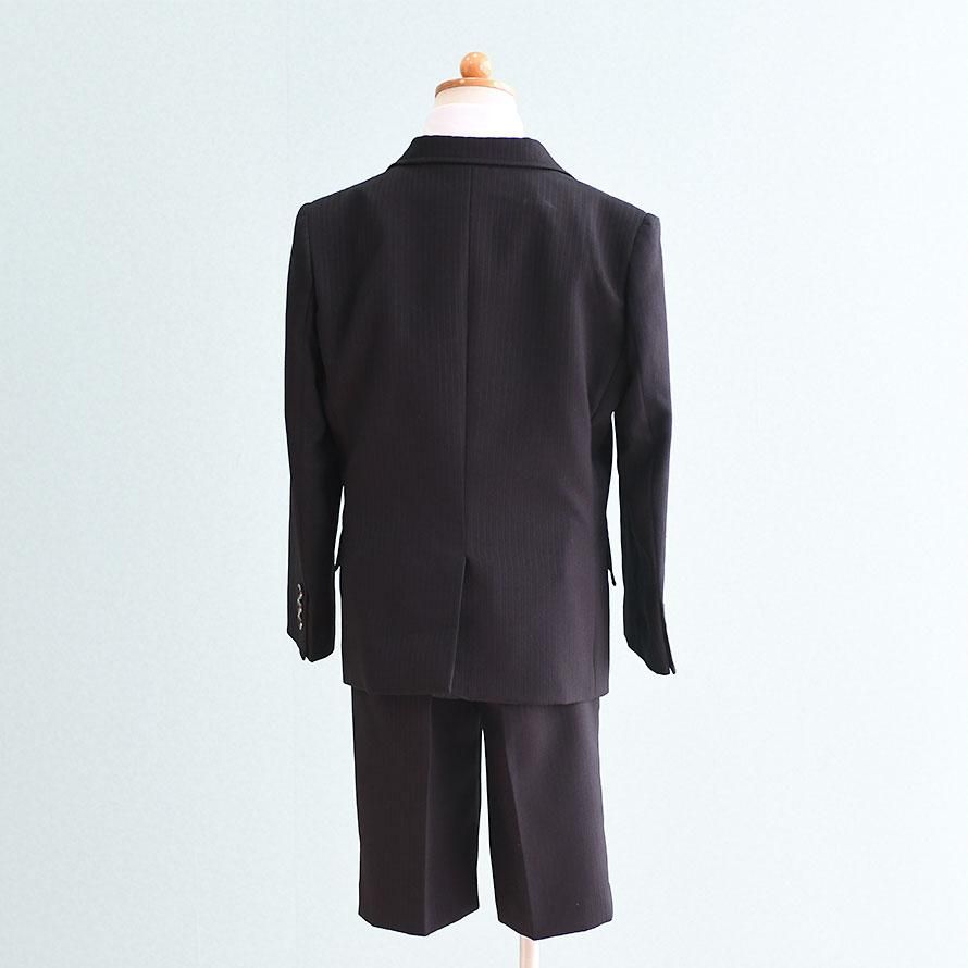 男の子スーツレンタル（FB0105）120/半ズボン 黒 hiromichi nakano